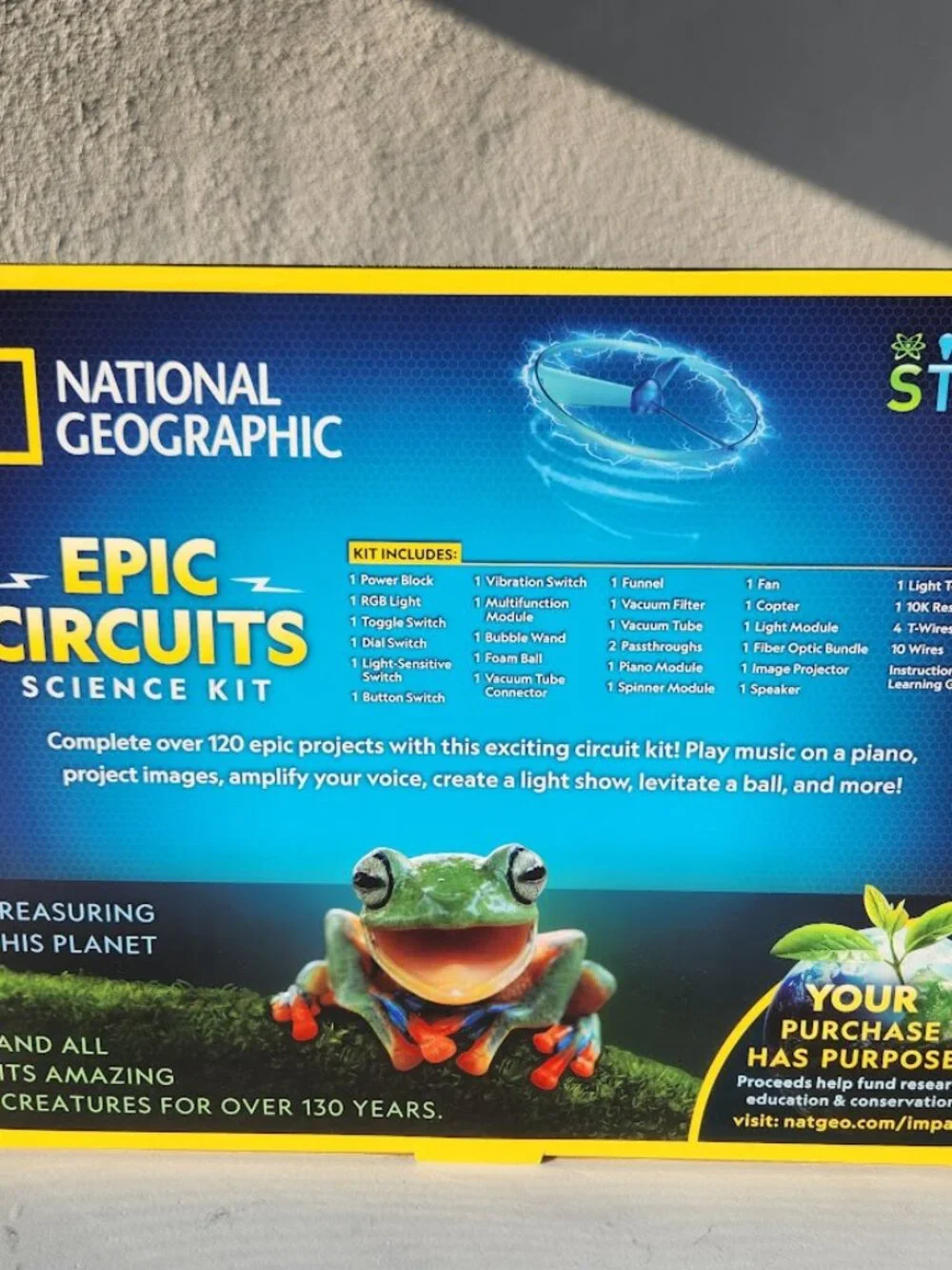New National Geographic Circuit Maker Kit - Electronics Kit for Kids with 120 El